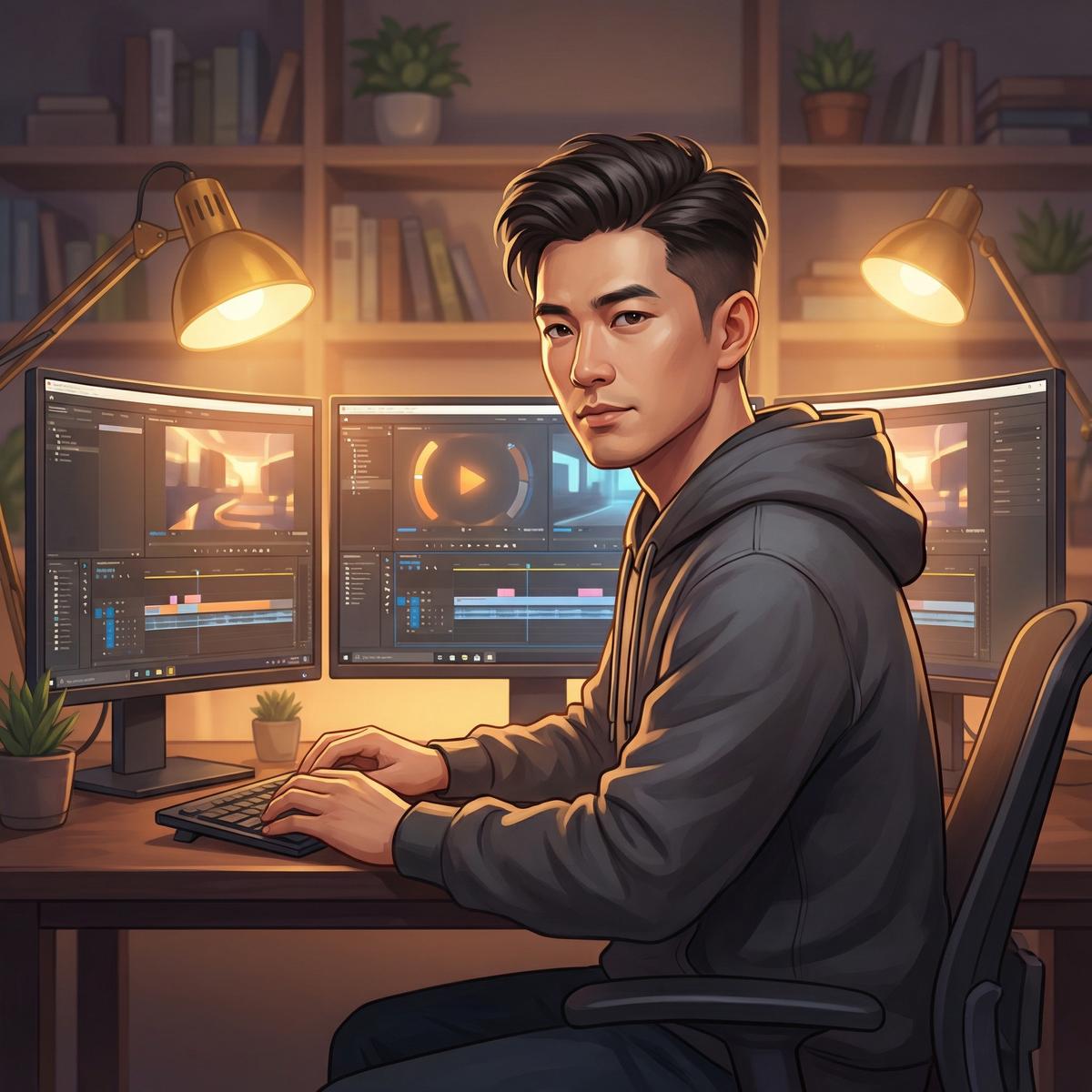 蓝导航视频剪辑总监赵明轩