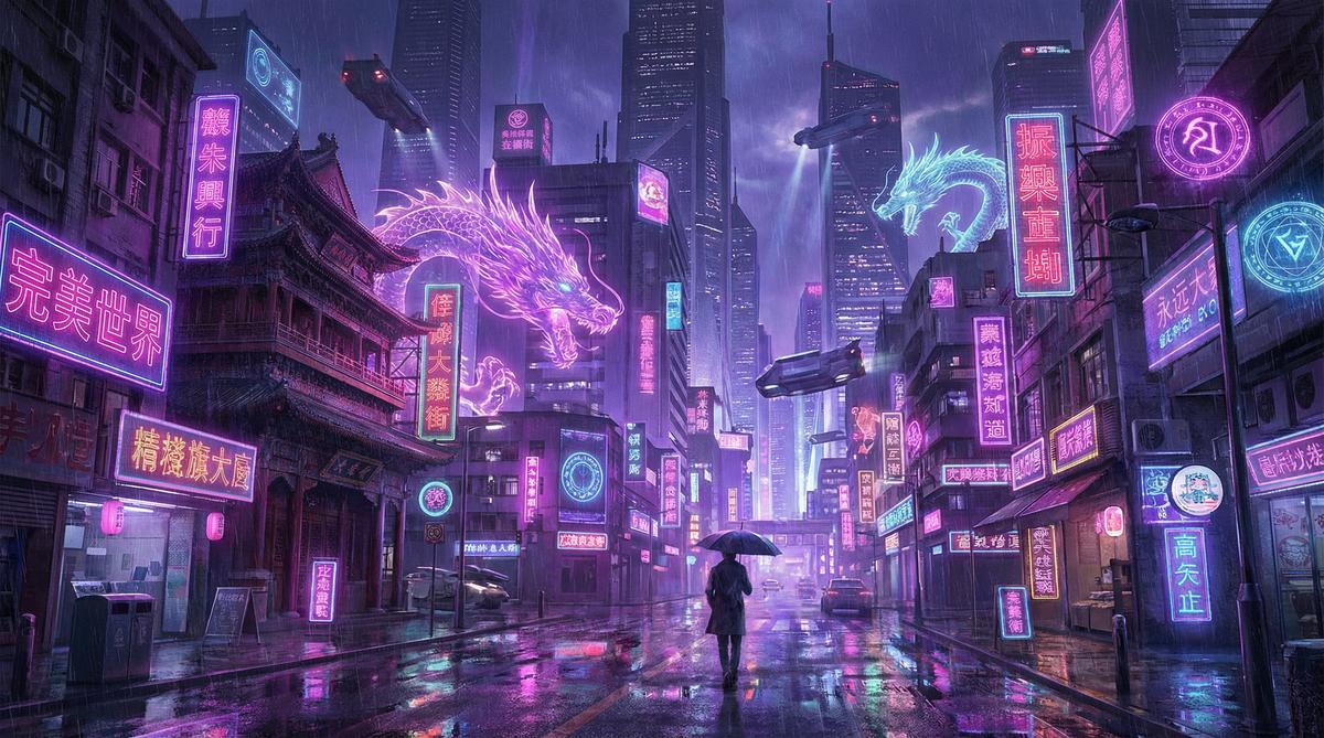 蓝导航城市夜景生活视频